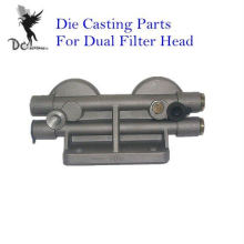 Aluminium Injection Die Casting Components For Dual Filter Head